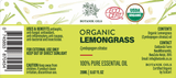 20ml Botanik Oils organic lemongrass