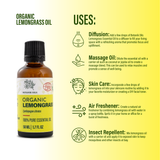 Organic Lemongrass Oil | 50ml