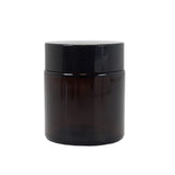 100ml Amber Cosmetic Jar with Cap & Shive