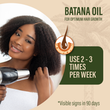 Batana Oil Raw Butter Botanik oils 100ml