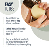 Shampoo & Conditioner Bar Combo Set for Dry Hair